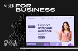 Rakuten Viber - B2B Website + Motion Design